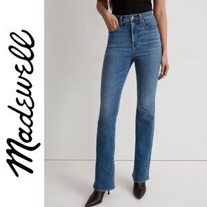 MADEWELL High Rise Tall Skinny Flare Jean in Elevere Wash / NWT